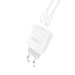 dudao a8seu 1m adapter 20watt 1xusb c 1m usb c to lightning cable included