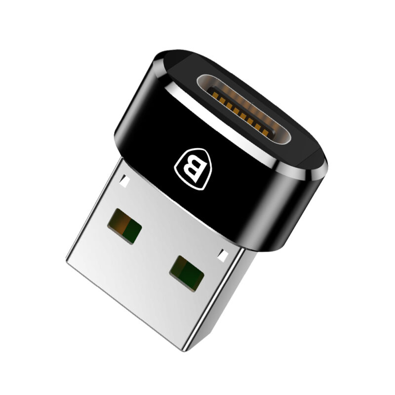 pol po Baseus Mini USB C zu USB A Adapter Schwarz 26193 2