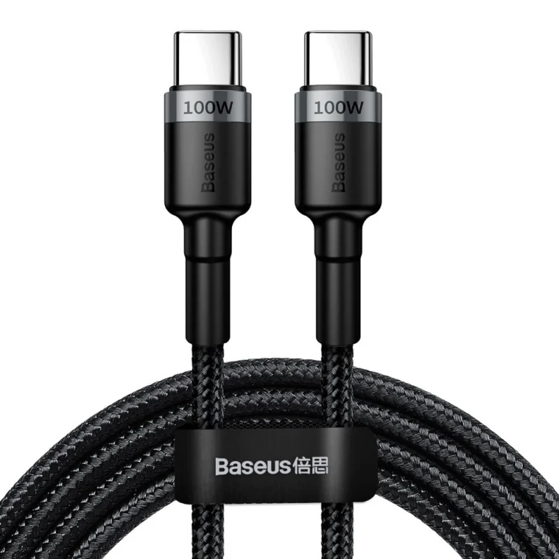 baseus catklf alg1 usb c usb c pd qc kabel 100w 5a 2m gra 10