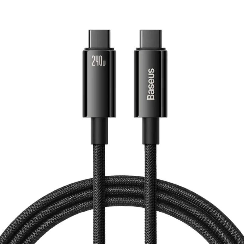 baseus cawj040101 usb c usb c kabel 240w 480mb s 2m svart og gra scaled 1