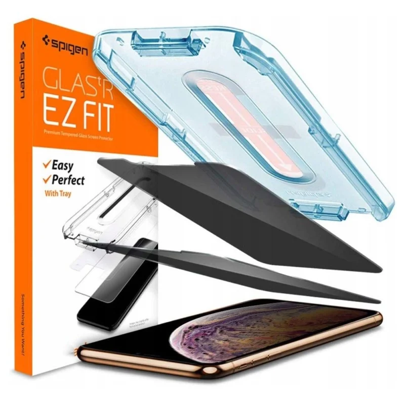 spigen glastr ez fit personvern herdet glass for iphone 11 xr