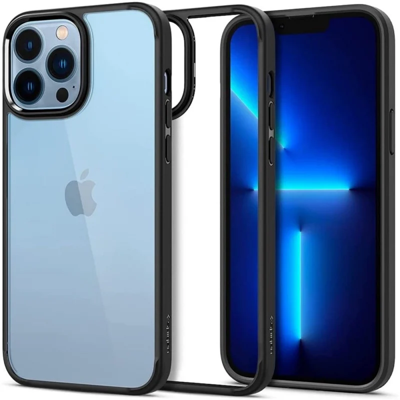 spigen ultra hybrid iphone 13 pro deksel matt svart