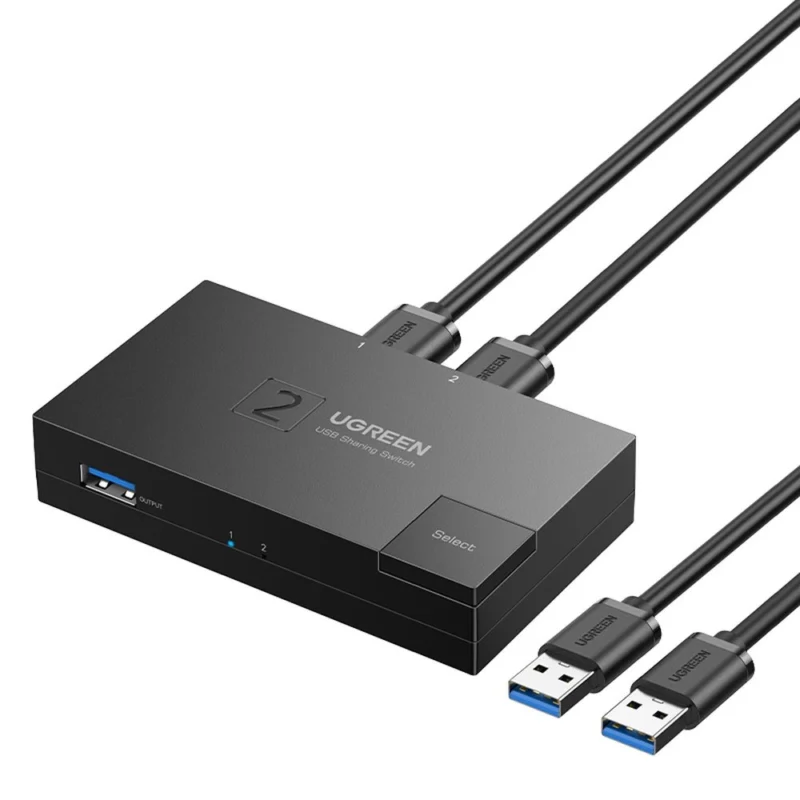 switch usb 30 toveisbryter ugreen cm618 svart