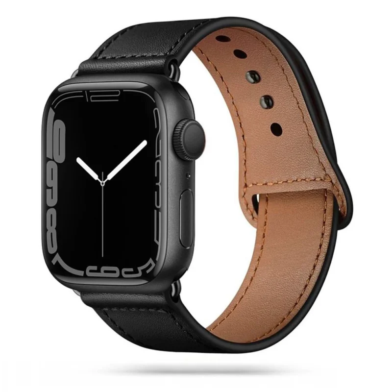 tech protect leatherfit rem til apple watch 4 5 6 7 8 9 se