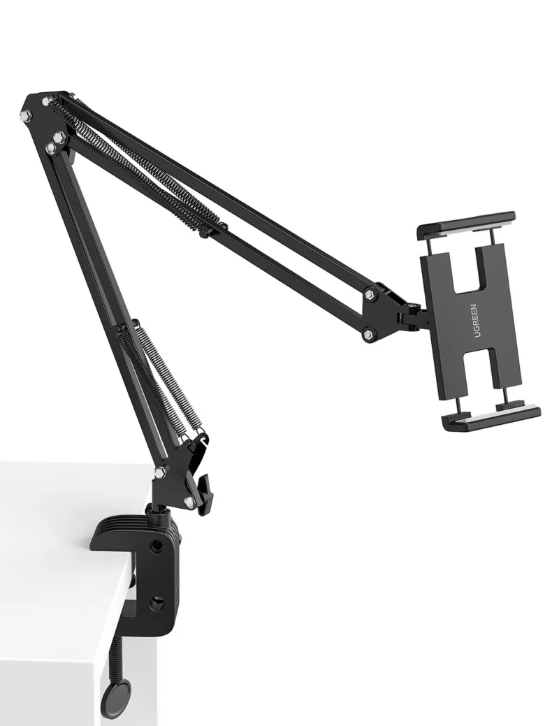 ugreen sammenleggbar arm skrivebord tripod holder for telefon nettbrett