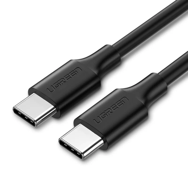 ugreen us286 usb c usb c pd qc 3a 480mb s kabel 0 5m svart 1