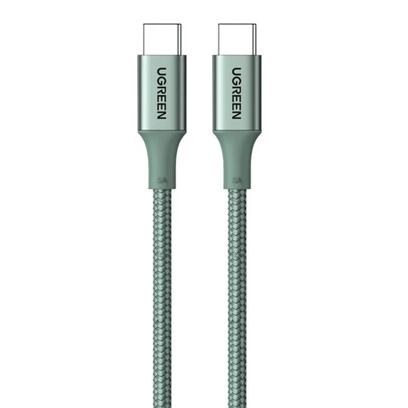 ugreen us316 15310 usb c usb c pd kabel 100w 1m gronn scaled 1