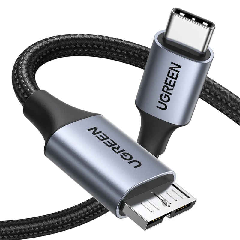 usb c mikro usb b 30 kabel ugreen us565 5gb s 3a 0 5m gra