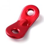 10 STK Utendørs Camping Aluminiumlegering Snorholdere Seilfester Snorholdere (Rød)