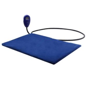 40x30cm Blå 12V Lavspenning Multifunksjonell Varm Kjæledyr Varmepute Elektrisk Teppe for Kjæledyr (US Plugg)