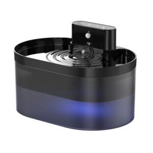 2,2L Smart Kattedrikkefontene Trådløs Infrarød Sensor Batterimodell Kattevanndispenser (291-Runway)