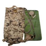 2,5L Duffel Nylon Vannsekk Ryggsekk med Slange / Vannsekk