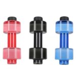 2 STK 550ML Manualdumbbell Kopp Fitness Sportsflaske Plast Personlig Kopp (Blå)