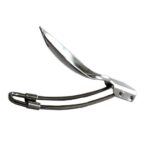 2 STK Utendørs Camping Tur Stål Metall Gaffel Skje Servise Grilling Piknik Sammenleggbar Spork
