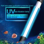 220V 7W UV Ultrafiolett Alge Desinfeksjonslampe for Akvarium, EU-plugg