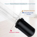 220V 9W UV Ultrafiolett Alger Desinfeksjonslampe for Akvarium, EU-støpsel