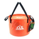30L 4 i 1 PVC Utendørs Sammenleggbar Dobbel Dreneringskurv Camping Fiskeredskapsveske