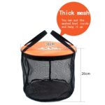 30L 4 i 1 PVC Utendørs Sammenleggbar Dobbel Dreneringskurv Camping Fiskeredskapsveske