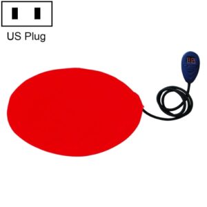 30x30cm Rød 12V Lavspenning Multifunksjonell Varm Kjæledyrvarmematte Kjæledyr Elektrisk Teppe (US Plugg)