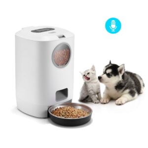 4,5L Smart Kjæledyr Matskål for Katt og Hund Automatisk Dispenser Med Timer, Elektronisk Fôrer Med Metallmatbrett, Spesifikasjon: USB-grensesnitt Uten Adapter