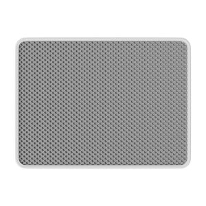 45 x 30 cm Filtrerende og sprutsikker kattebunnsmatte Pet Dobbel Lag EVA Sengematter (Grå)
