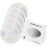 5 stk / boks for 2 / 3 / 5 SOLO smart drikkefontene filtre patron kjæledyr drikkefontene filterbomull