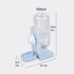 500ml Automatisk Vannbeholder for Katt og Hund Pet Supplies (Blå)