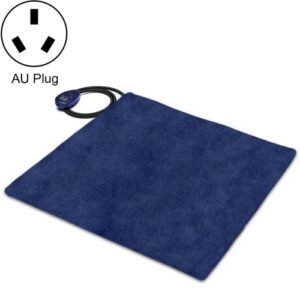 50x50cm Blå 12V Lavspenning Multifunksjonell Varm Kjæledyr Varmepute Elektrisk Teppe (AU Plugg)