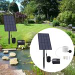 5V/2.5W Solcelledrevet Lufting Pumpe Uten Batteri Solcelledrevet Oksygenspumpe DC Fiskedam Lufting