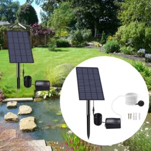 5V/2.5W Solcelledrevet Lufting Pumpe Uten Batteri Solcelledrevet Oksygenspumpe DC Fiskedam Lufting