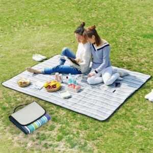 600D Vanntett Oxford Foldbar Klut Utendørs Strand Campingmatte Piknikteppe, Størrelse: 150*150cm, Tilfeldig Fargelevering