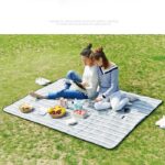 600D Vanntett Oxford Sammenleggbar Klut Utendørs Strand Campingmatte Piknikteppe, Størrelse: 150*100 cm, Tilfeldig Fargelevering