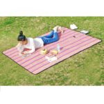 600D Vanntett Oxford Sammenleggbar Klut Utendørs Strand Campingmatte Piknikteppe, Størrelse: 150*100 cm, Tilfeldig Fargelevering