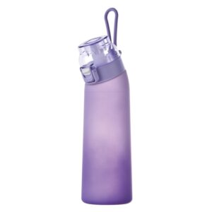 700ml Sportsvannflaske Tritan Bærbar Lekkasjesikker Vannflaske BPA-fri Drikkekopp med Sugrør (Lilla)