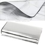 7mm Tykkelse av Dobbel Aluminiums Fuktighetspute / Camping Liggeunderlag, Størrelse: 200cm x 200cm (Blå)