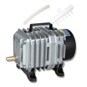 ACO-004 58W 75L/Min Elektromagnetisk Luftpumpe Kompressor Sjømat Fisktank Øker Oksygen Luftstrøm Fordeler, US Plug