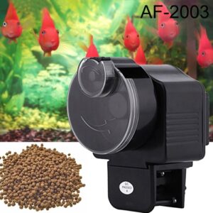 AF-2003 Akvariefiskebowl Automatisk Fôringsdispenser for Kjæledyr, Kapasitet: 20-50g