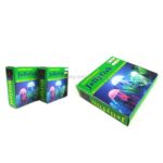 Akvariumartikler Dekorasjon Silikon Simulert Fluorescerende Sugersjampinjong, Størrelse: 5*17cm (Blå)