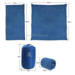 Aotu AT6109 Utendørs Camping Fleece Sovepose for Voksne, Tilfeldig Fargelevering, Størrelse: 180x75cm