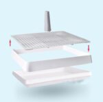 Åpen type hundetoalett, kjæledyrforsyninger, størrelse: 57,2x45,5 cm