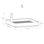 Åpen type hundetoalett, kjæledyrforsyninger, størrelse: 57,2x45,5 cm