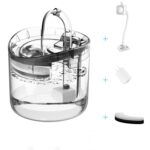 Automatisk sirkulerende stille vann dispenser for dyr, lekkasjefri, spesifikasjon: US plugg, stil: Smart induksjonsstarter