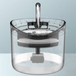 Automatisk sirkulerende stille vann dispenser for dyr, lekkasjefri, spesifikasjon: US plugg, stil: Smart induksjonsstarter