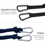 Bærbar utendørs camping fullautomatisk nylon fallskjermhammock med myggnett, størrelse: 250 x 120 cm (kamuflasje)