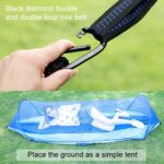 Bærbar utendørs camping fullautomatisk nylon fallskjermhammock med myggnett, størrelse: 250 x 120 cm (kamuflasje)