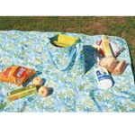 Bærbar Utendørs Utvidet Campingmatte Vanntett Oxford-Stoff Sammenleggbar Gressmatte Fuktbeskyttende Matte, Størrelse: 145*180 cm, Tilfeldig Farge og Stil Levering