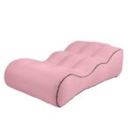 BB1832 Utendørs Bærbar Oppblåsbar Seng Sammenleggbar Strand Luftsofa, Størrelse: Medium: 145x70x35cm (Rosa)