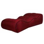 BB1832 Utendørs Bærbar Oppblåsbar Seng Sammenleggbar Strand Luftsofa, Størrelse: Ekstra Stor: 190x85x40cm (Vinrød)