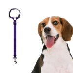Bil sikkerhetsreim for kjæledyr, hund bilbelte, baksetetrekk (Lilla)