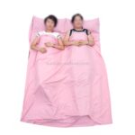 Bluefield Ultra-lett Multifunksjonell Polarfleece Bærbar Utendørs Camping Dobbel Sovepose, Størrelse: 210,0x160,0cm, Tilfeldig Fargelevering